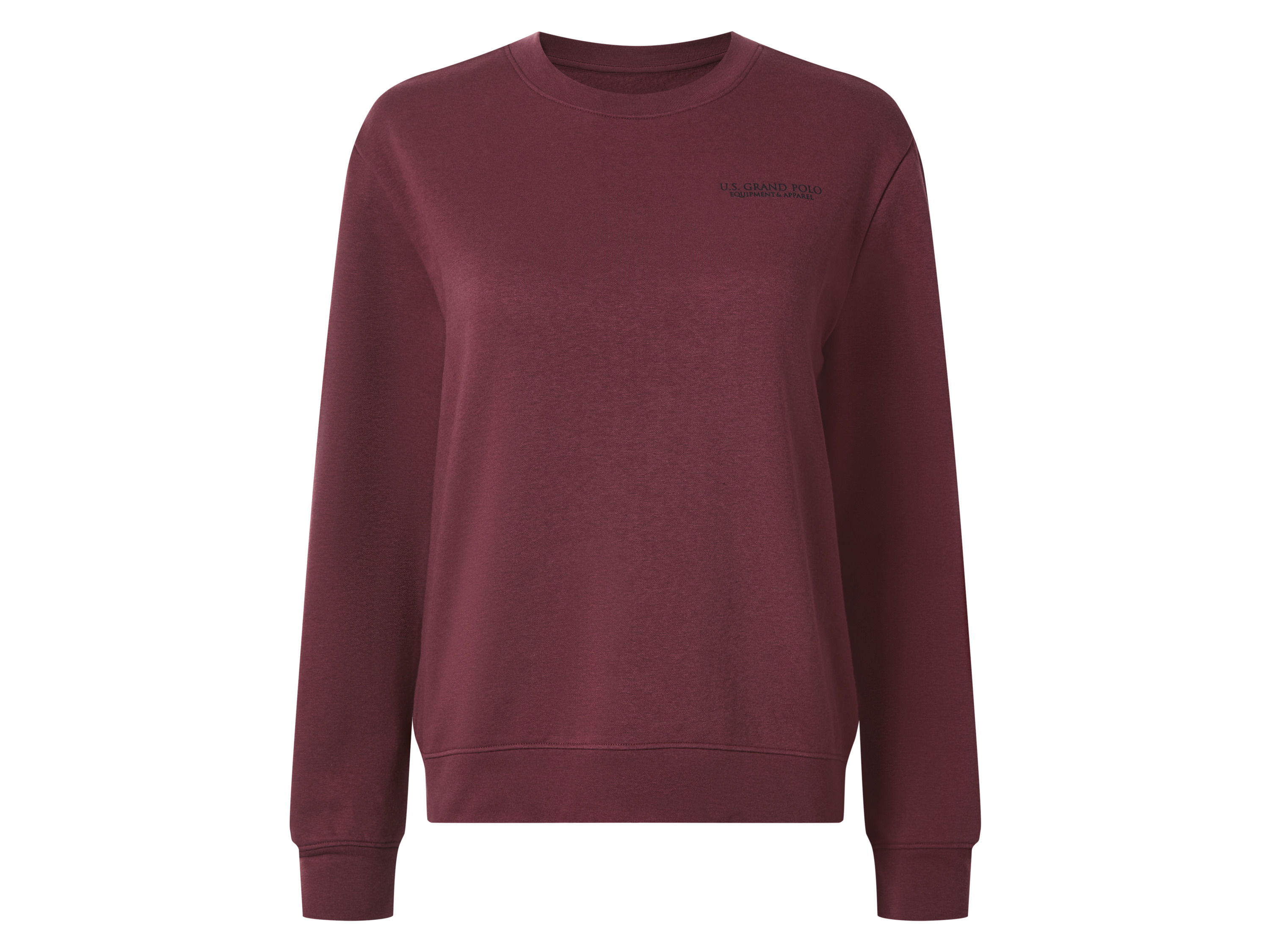 esmara U.s. Grand Polo Bluza dresowa damska z kapturem Burgundowy, XL 48/50