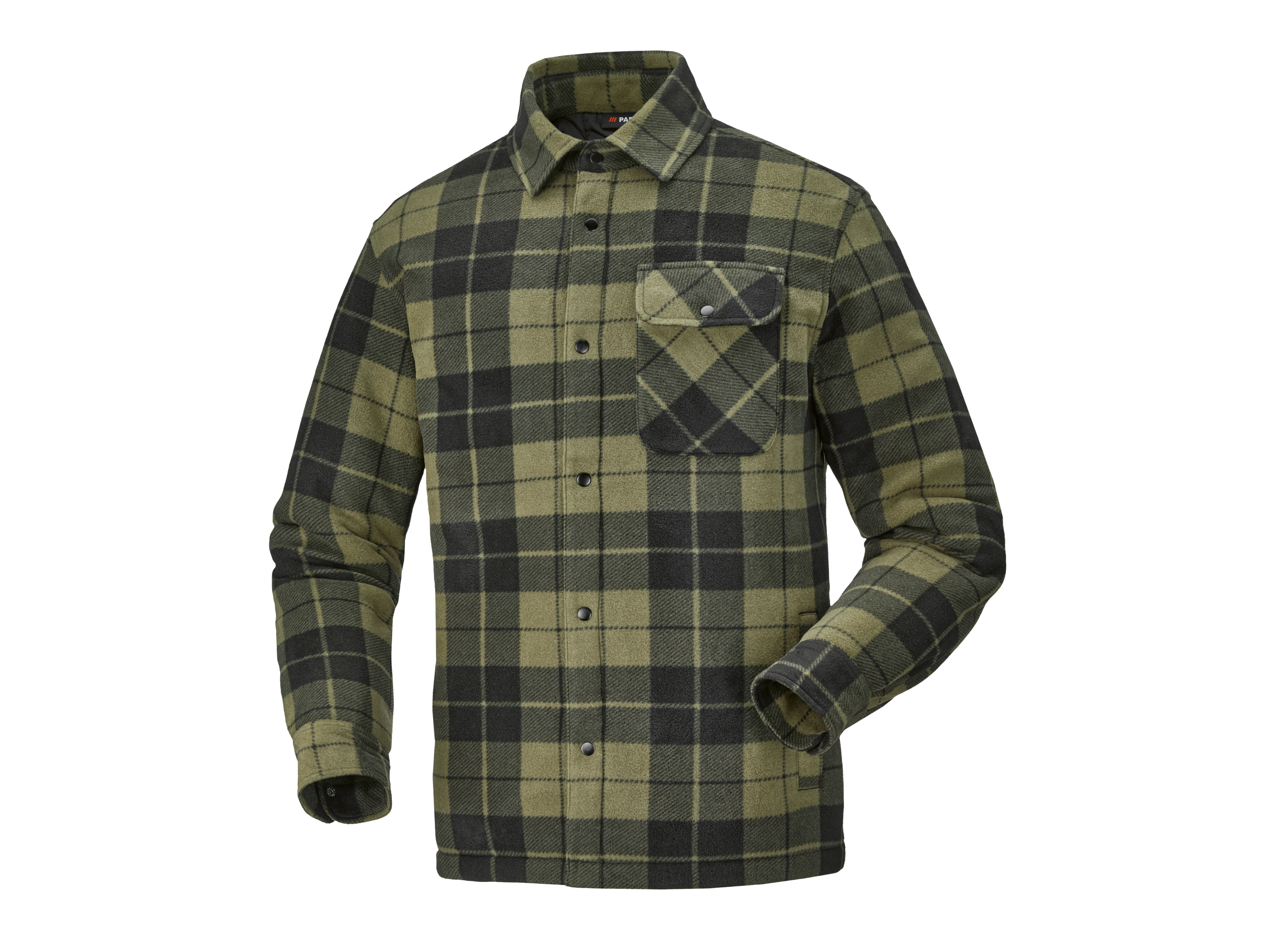 Parkside Koszula męska w kratę Khaki, S 44/46