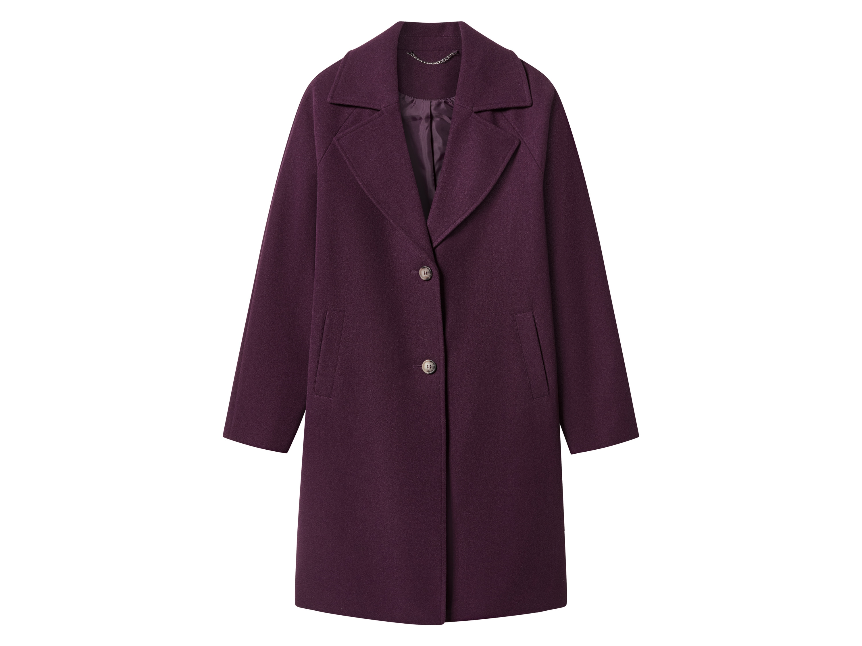 esmara Płaszcz damski Burgundowy, 38