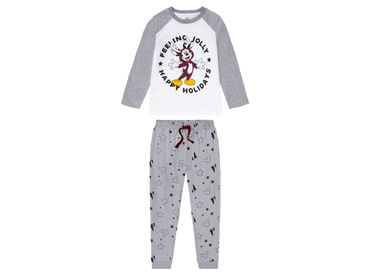 Piżama chłopięca z bohaterami bajek bluzka + spodnie, 1 zestaw Myszka Miki, 98/104