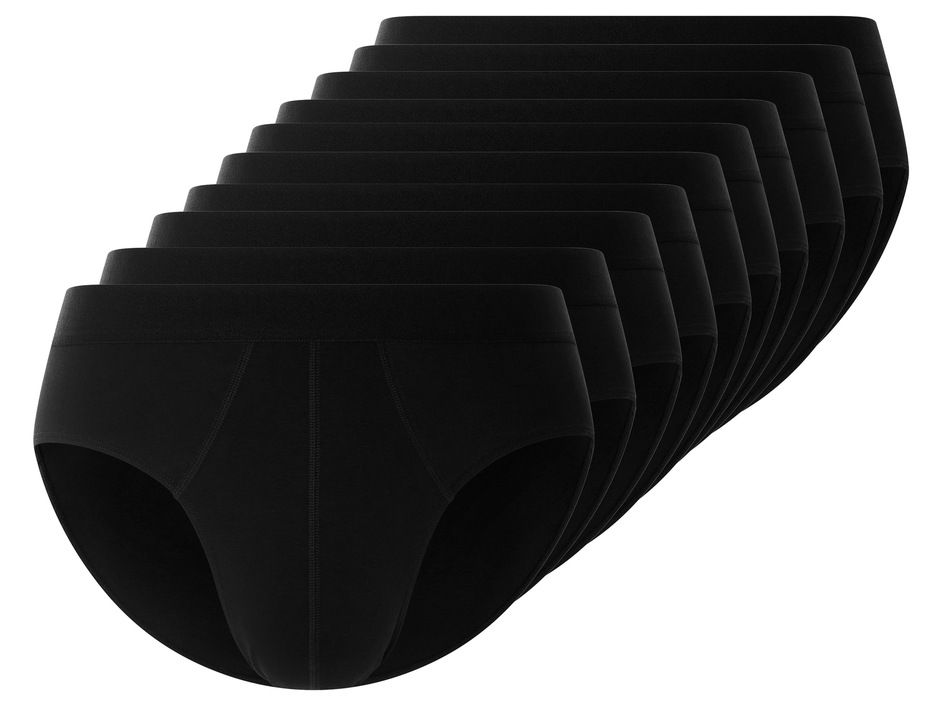 esmara Men Majtki slipy męskie z bawełną, 10 pary 7/Xl