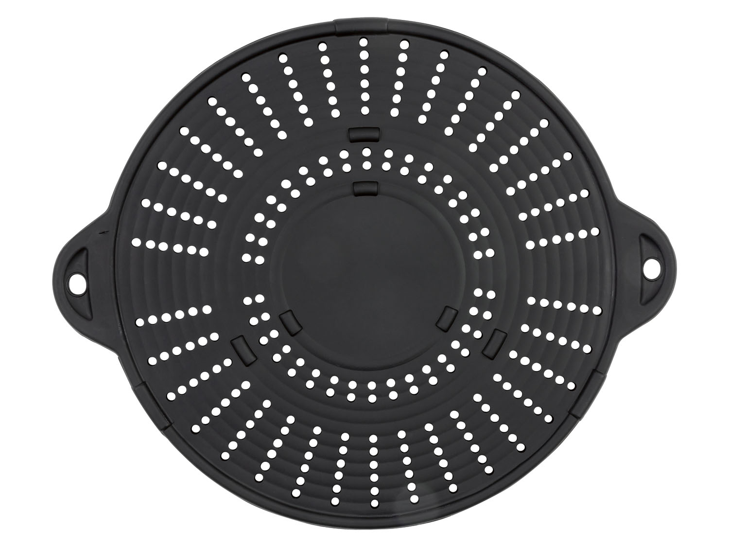 Ernesto Osłona do patelni zapobiegająca chlapaniu 3w1 Czarny