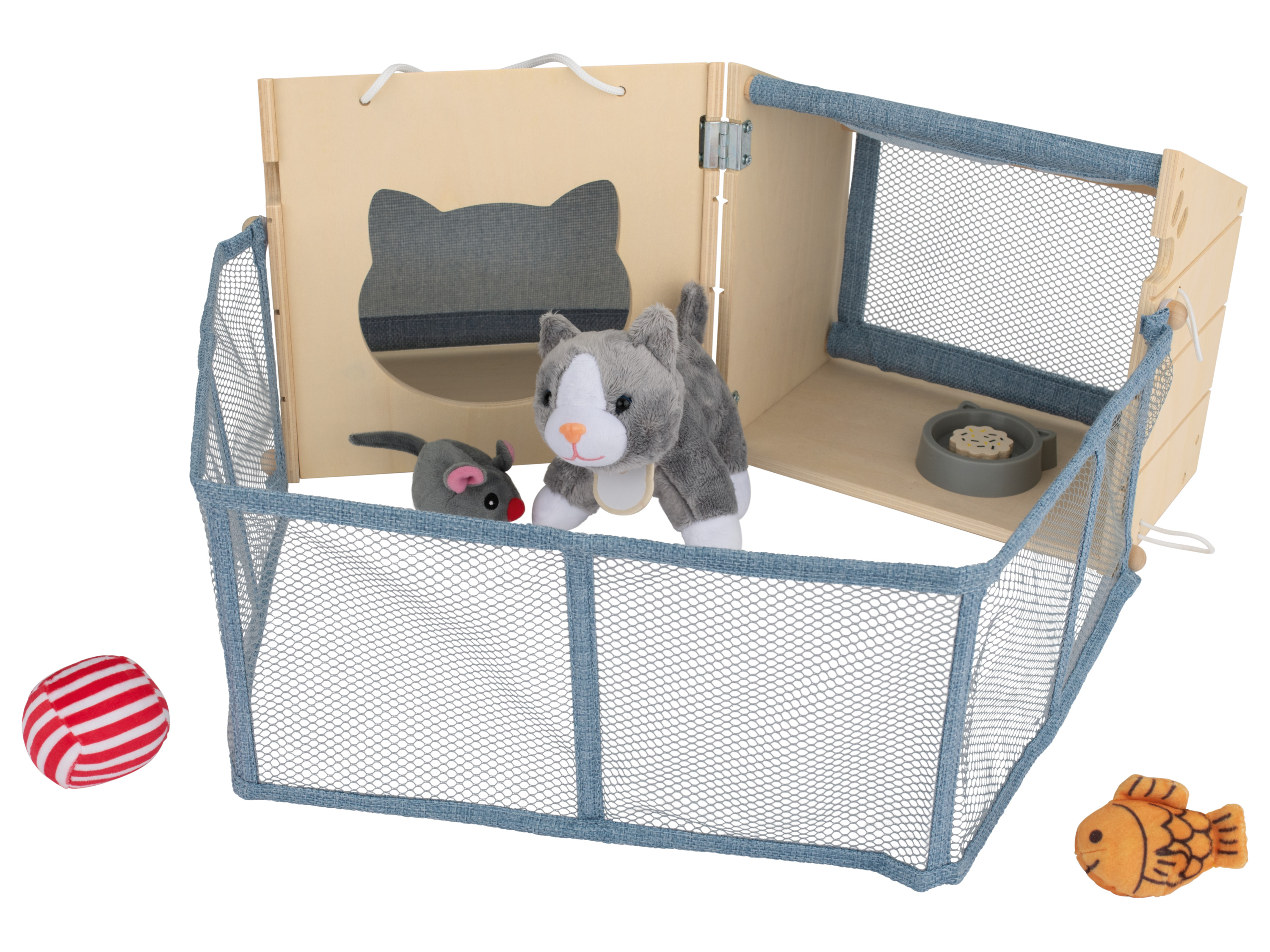 lupilu Domek dla psa lub kota lub świnki morskiej Dom dla kota