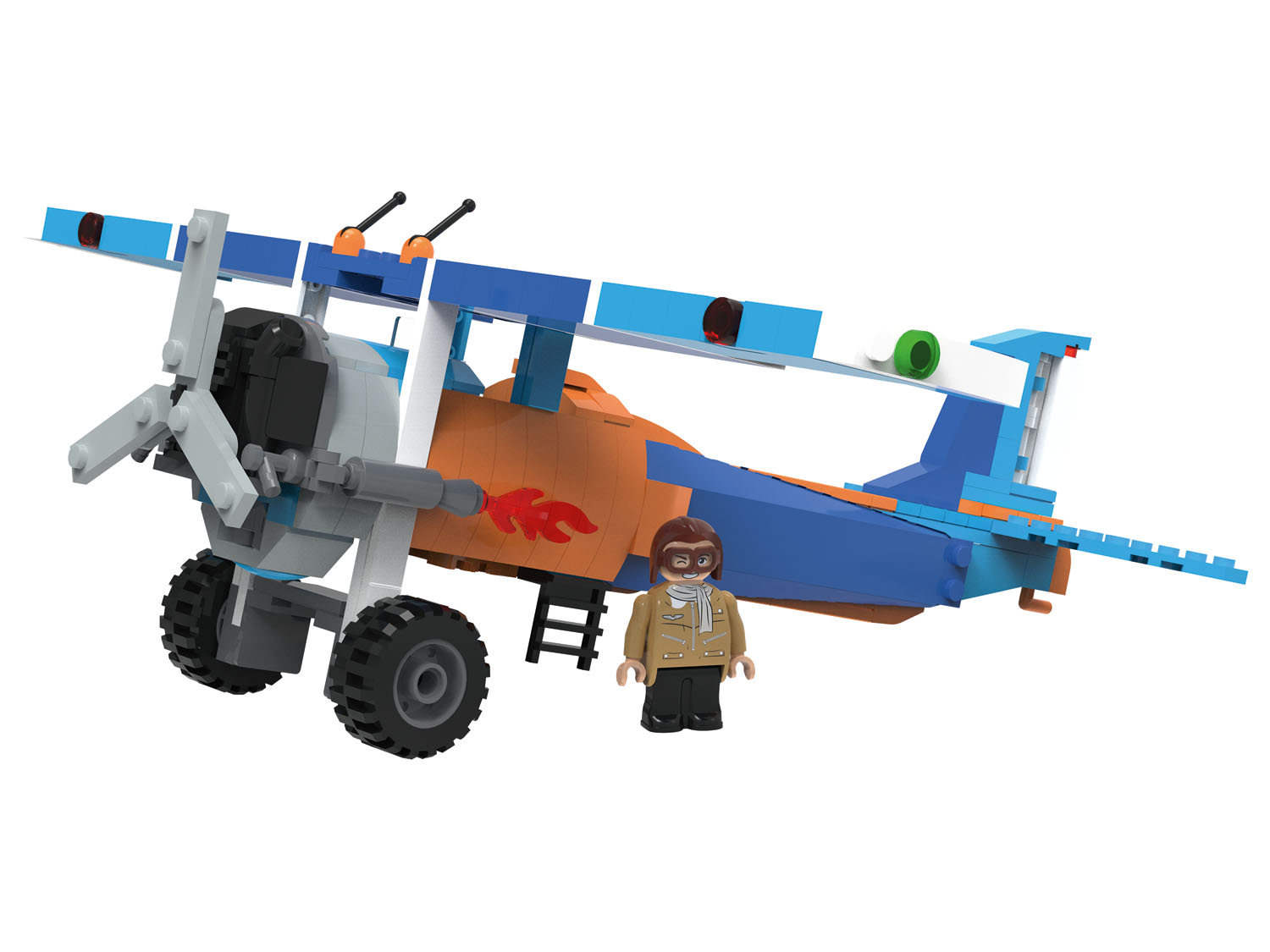 Playtive Clippys Technika 3w1 Sprzęt lotniczy 3w1