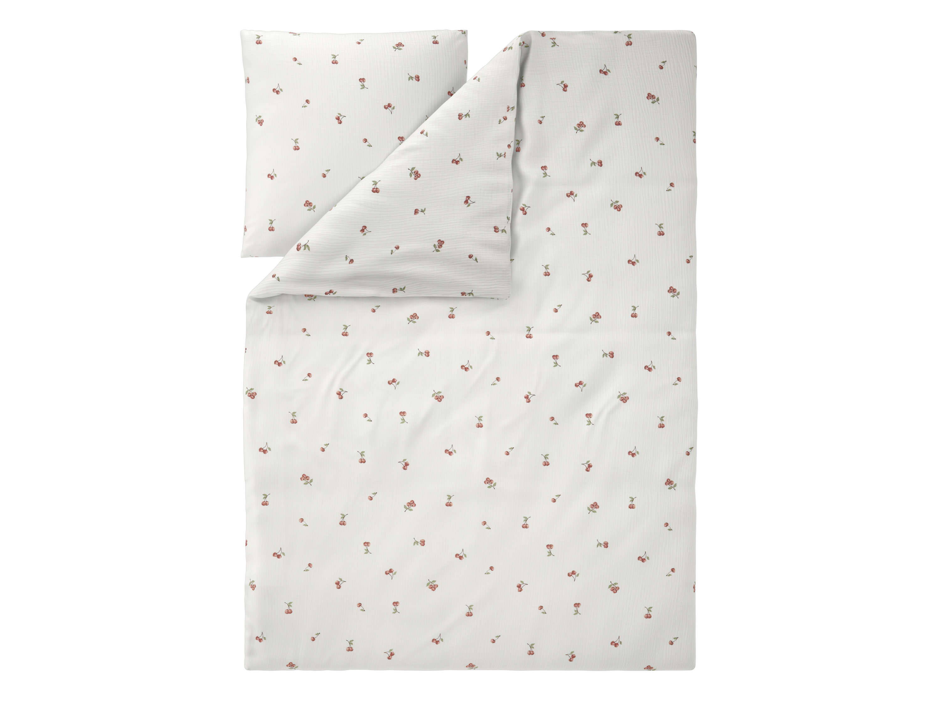 Livarno Pościel muślinowa, 140 x 200 cm Wiśnie