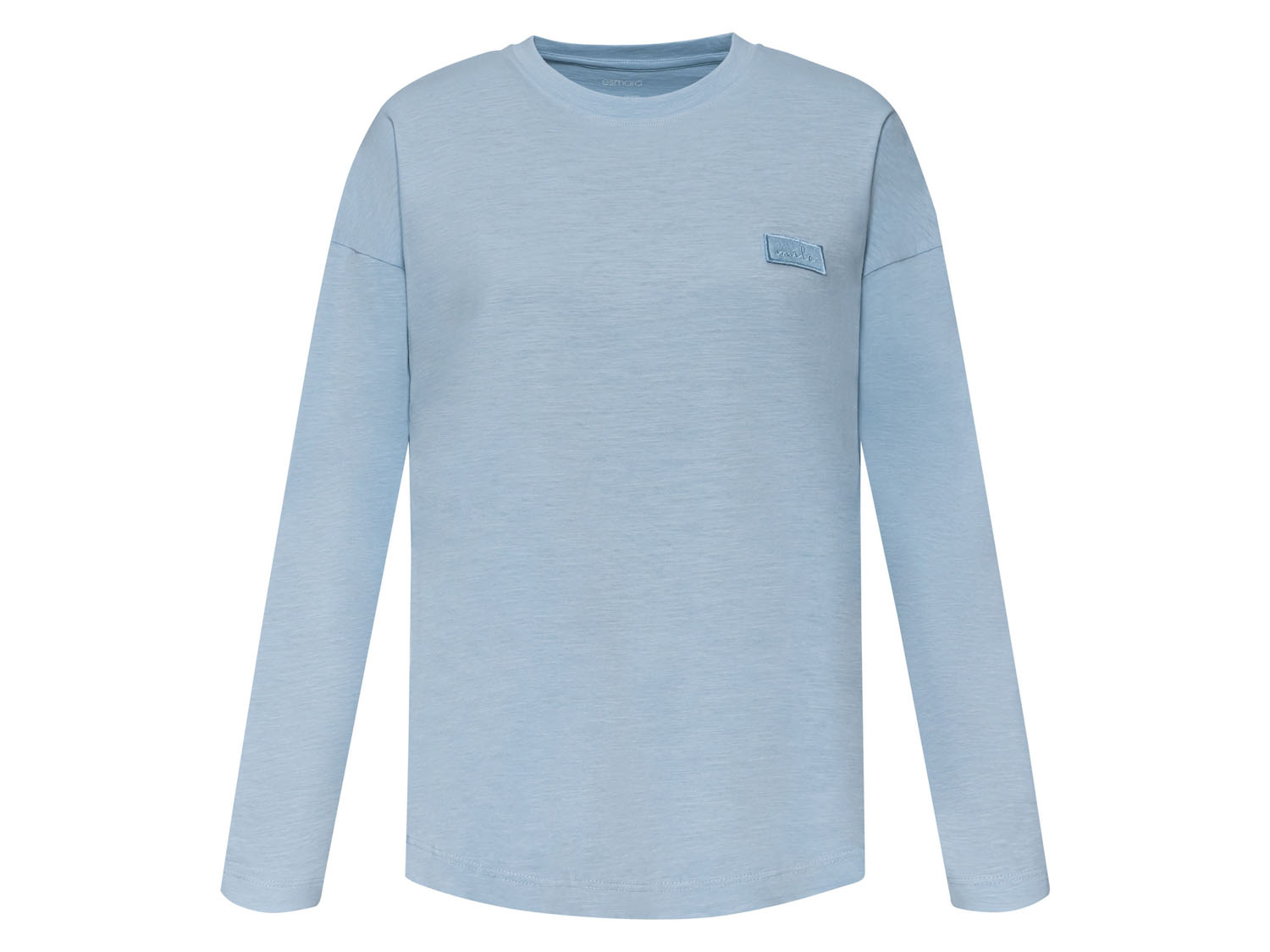 esmara Bluzka damska z bawełny, 1 sztuka Jasnoniebieski, L44/46