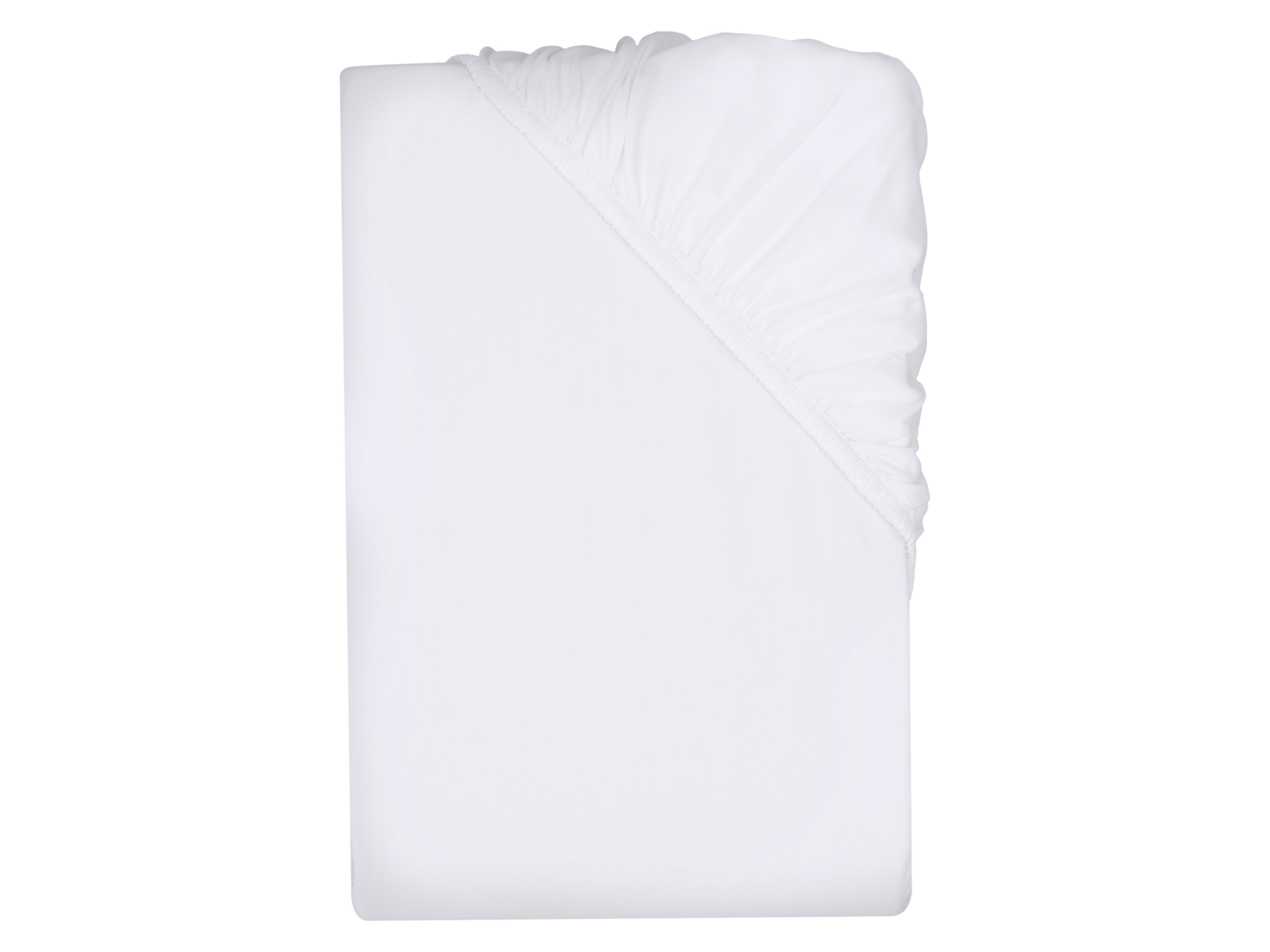 Livarno Prześcieradło satynowe z gumką, 140-160 x 200 cm Biały