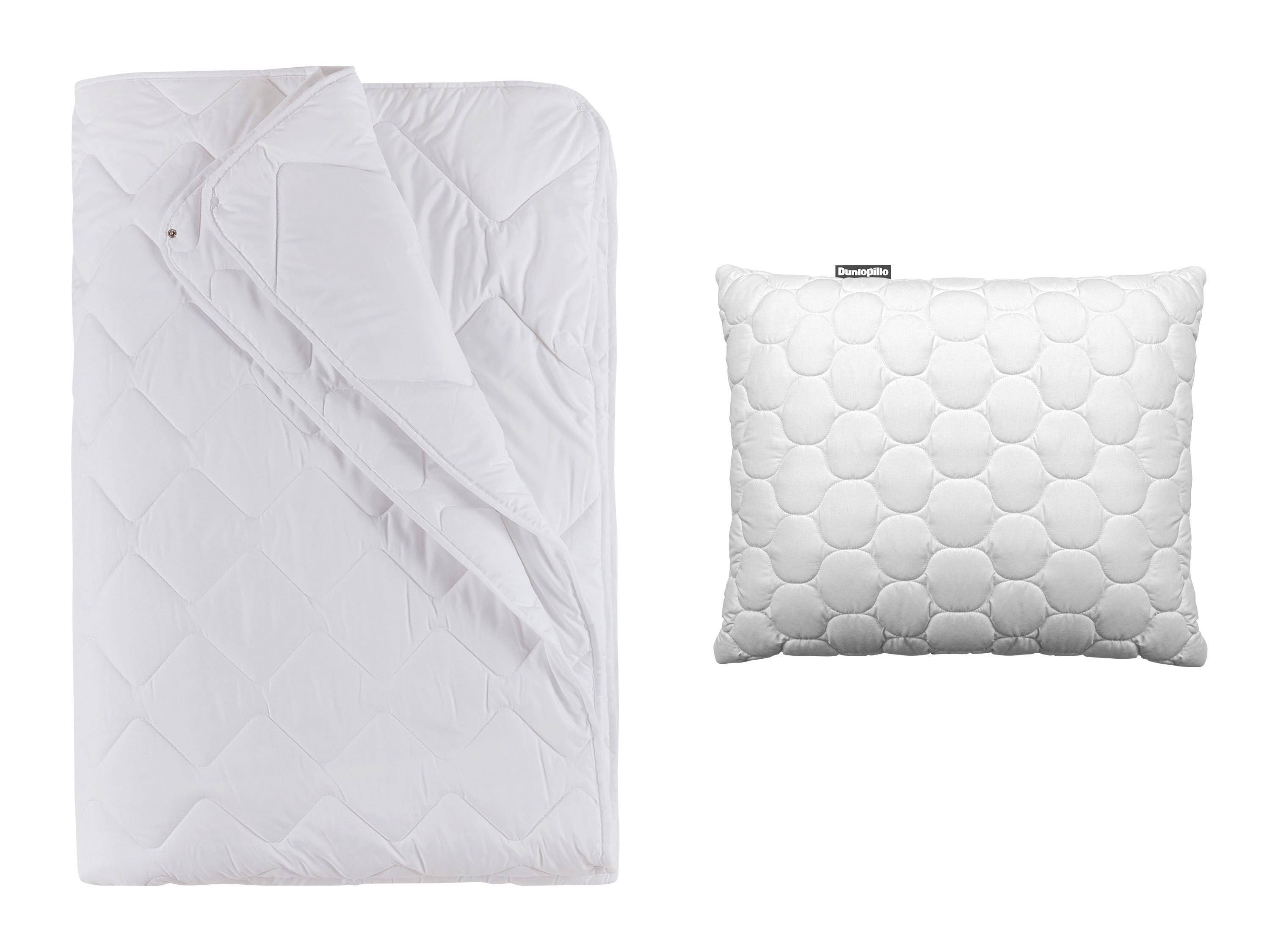 Livarno home Zestaw Dwuwarstwowa kołdra na 4 pory roku, 140 x 200 cm z poduszką, 80 x 70 cm