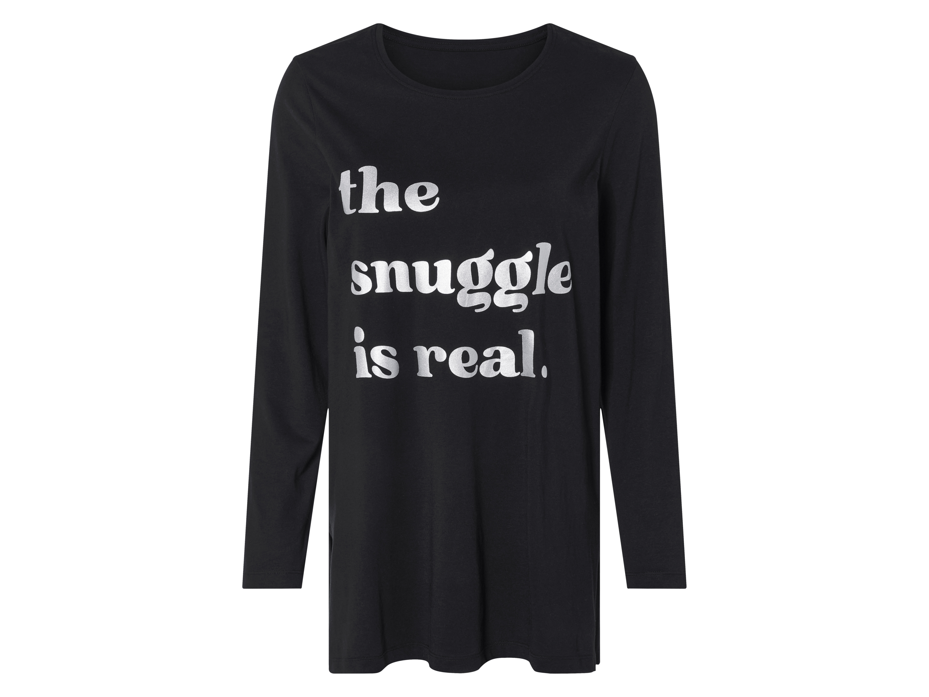 esmara Piżama damska z bawełną Czarny, Xl48/50