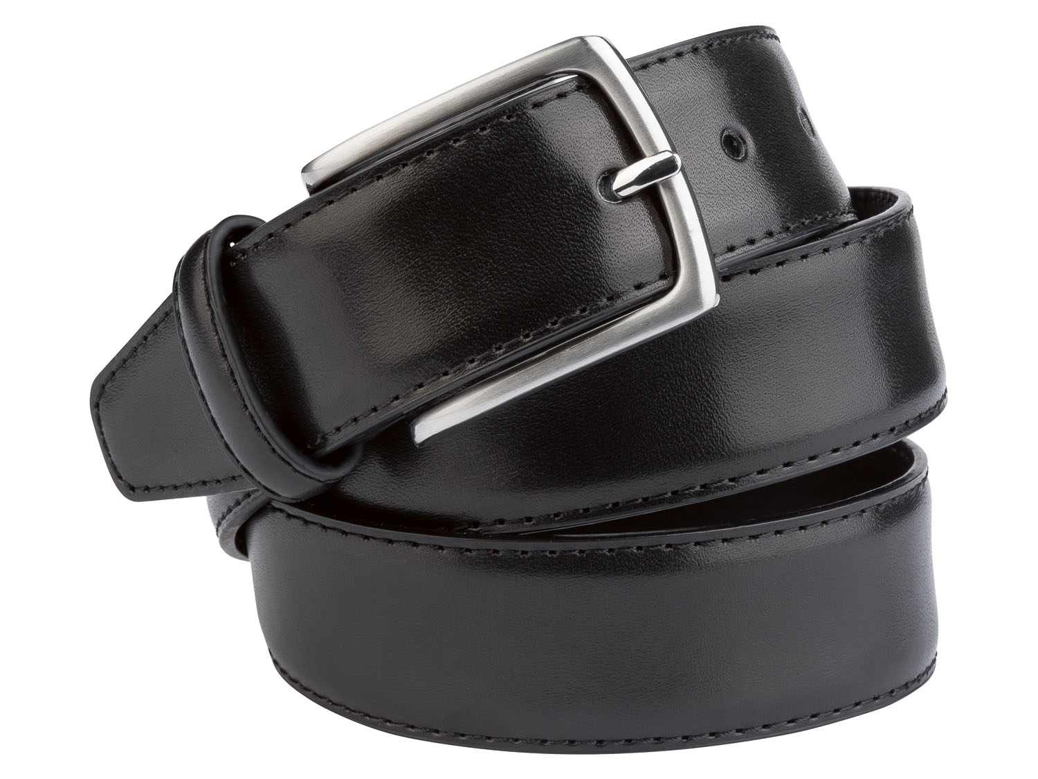 Livergy Pasek męski z klamrą 115, Czarny