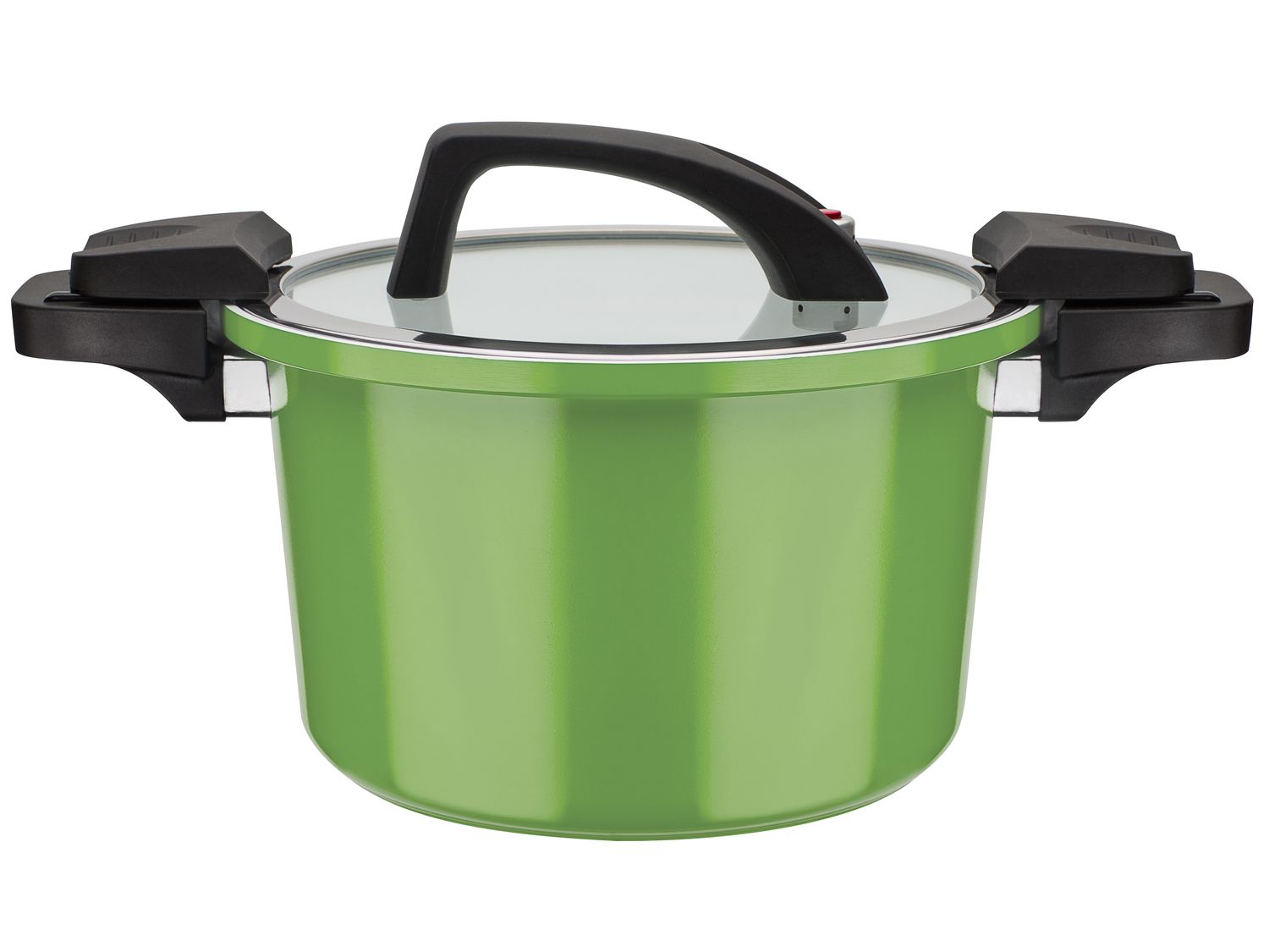 GSW Garnek energooszczędny z pokrywką z zaworem parowym, Ø 24 cm Zielony