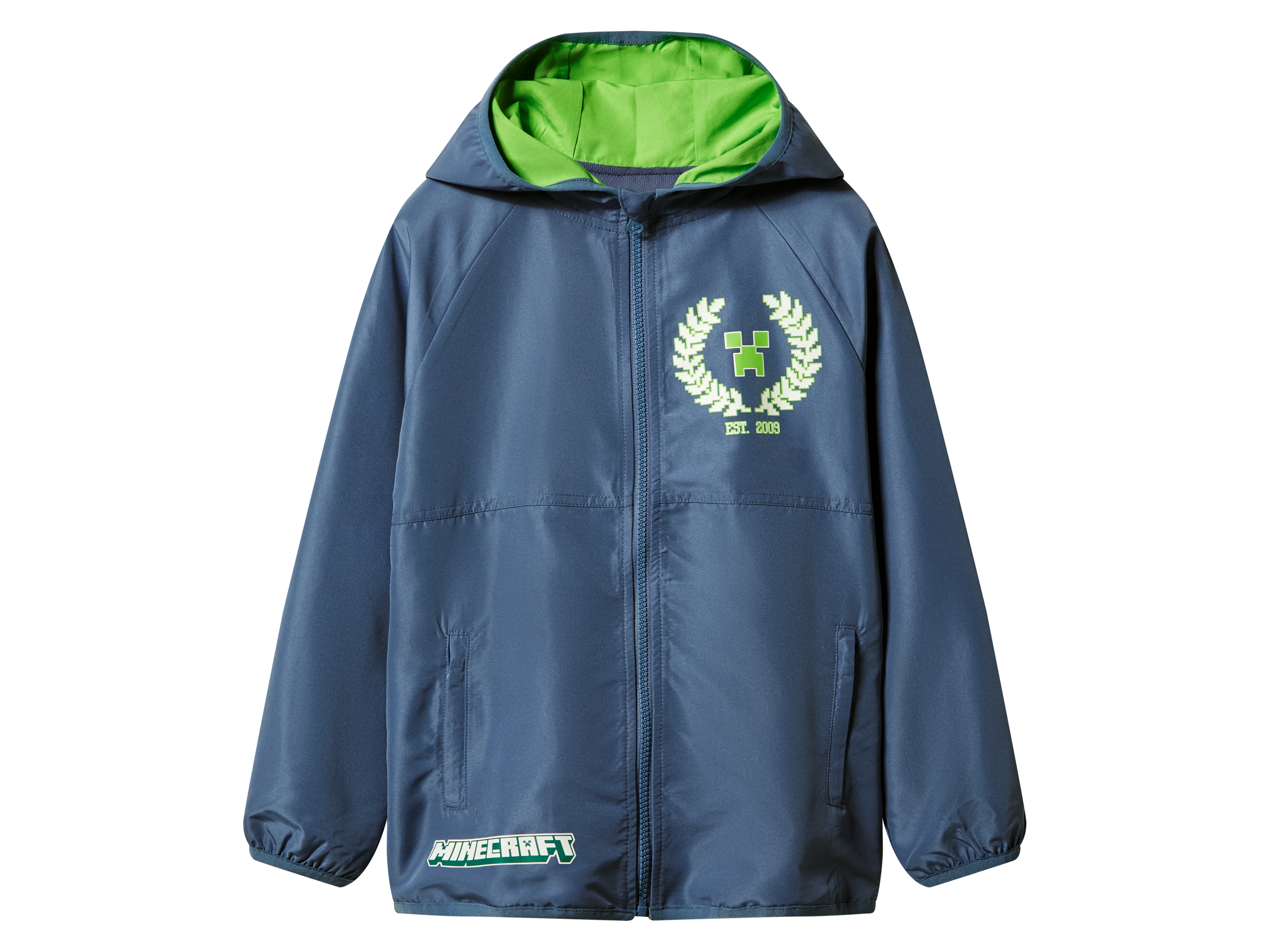 Wiatrówka dziecięca Minecraft Niebieski, 122/128