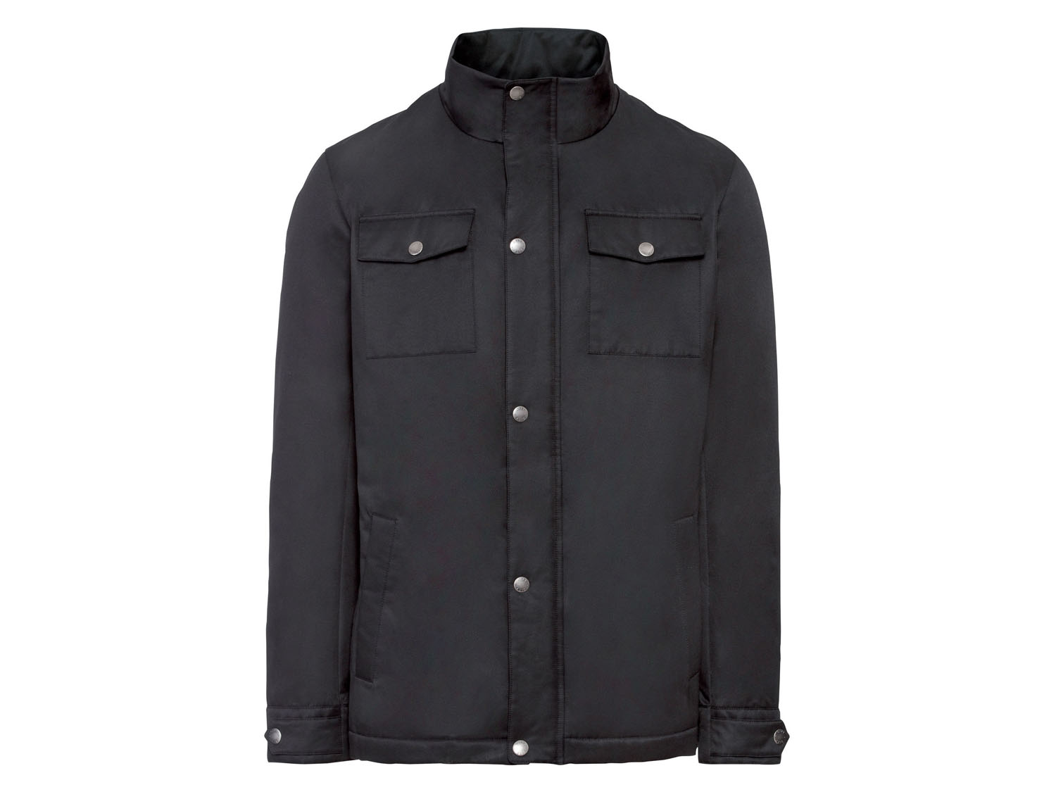 Livergy Kurtka męska z kołnierzem na stójce, 1 sztuka 52, Czarny