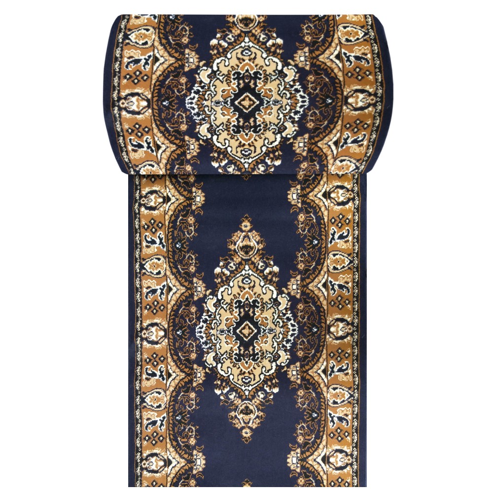 Chodniki Dywanowe Na Metry Alfa 06 Granatowy 80 cm