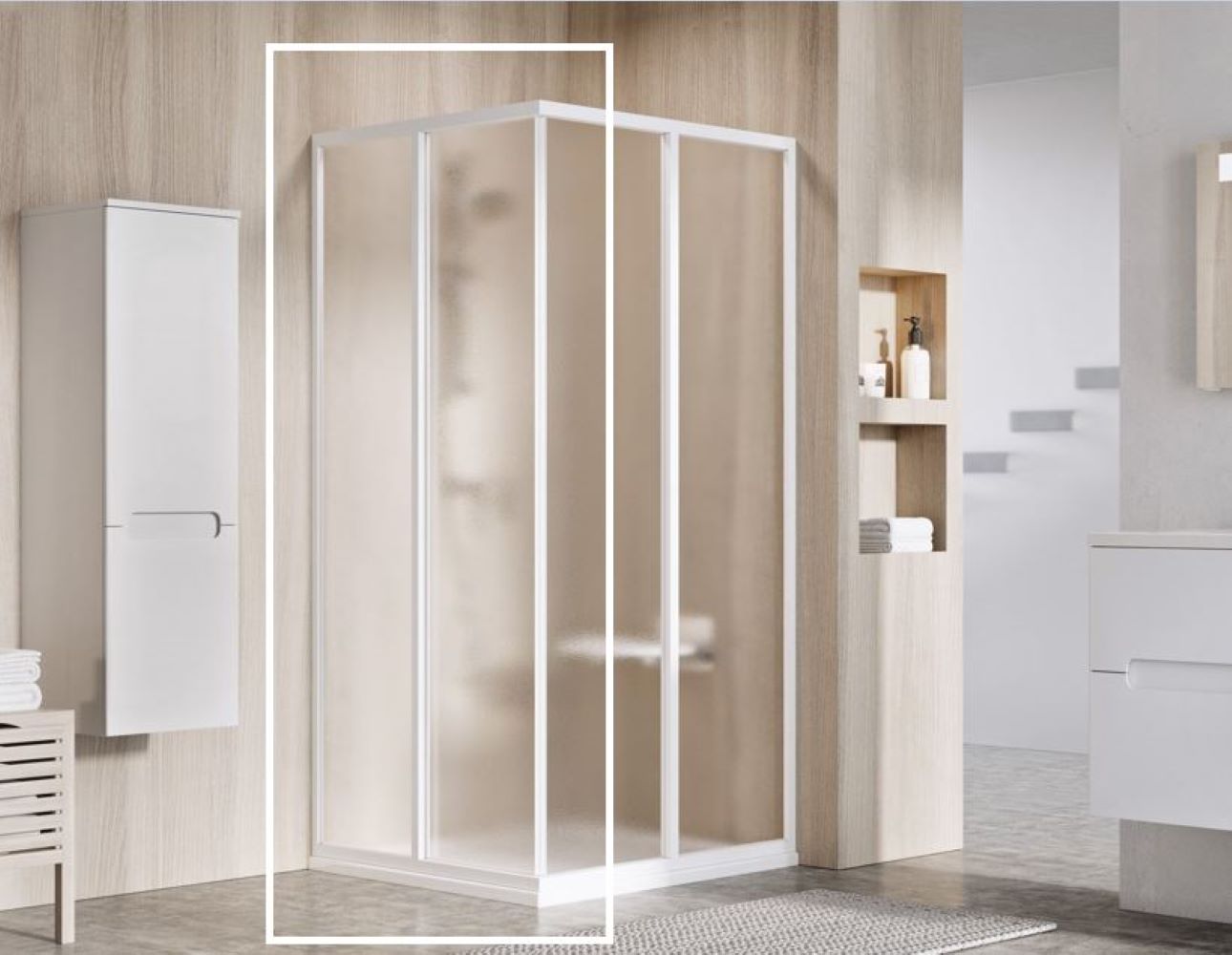 Darmowa Dostawa - Drzwi prysznicowe 80 cm rozsuwane biały połysk/ Ravak Supernova 14V401O2ZG