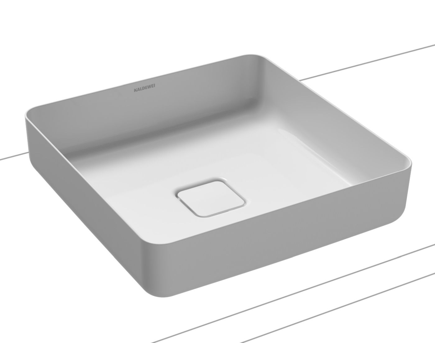 Darmowa Dostawa - Umywalka 58x38 cm prostokątna nablatowa biała Kaldewei Miena 909606003001