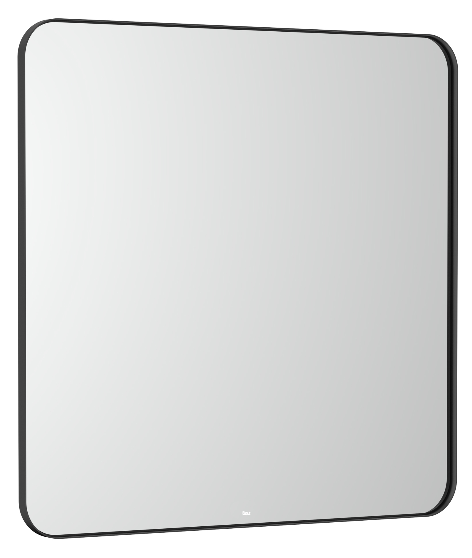 Darmowa Dostawa - Lustro 80x80 cm kwadratowe z oświetleniem czarny Roca Luna A812422000