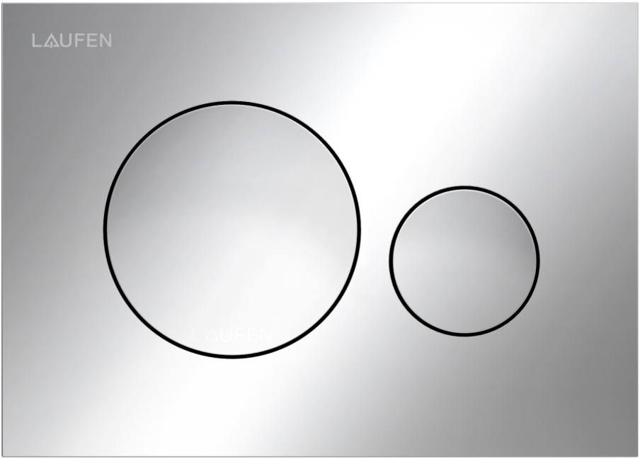 Darmowa Dostawa - Przycisk spłukujący do wc chrom błyszczący Laufen Ineo Moon H9001140040001