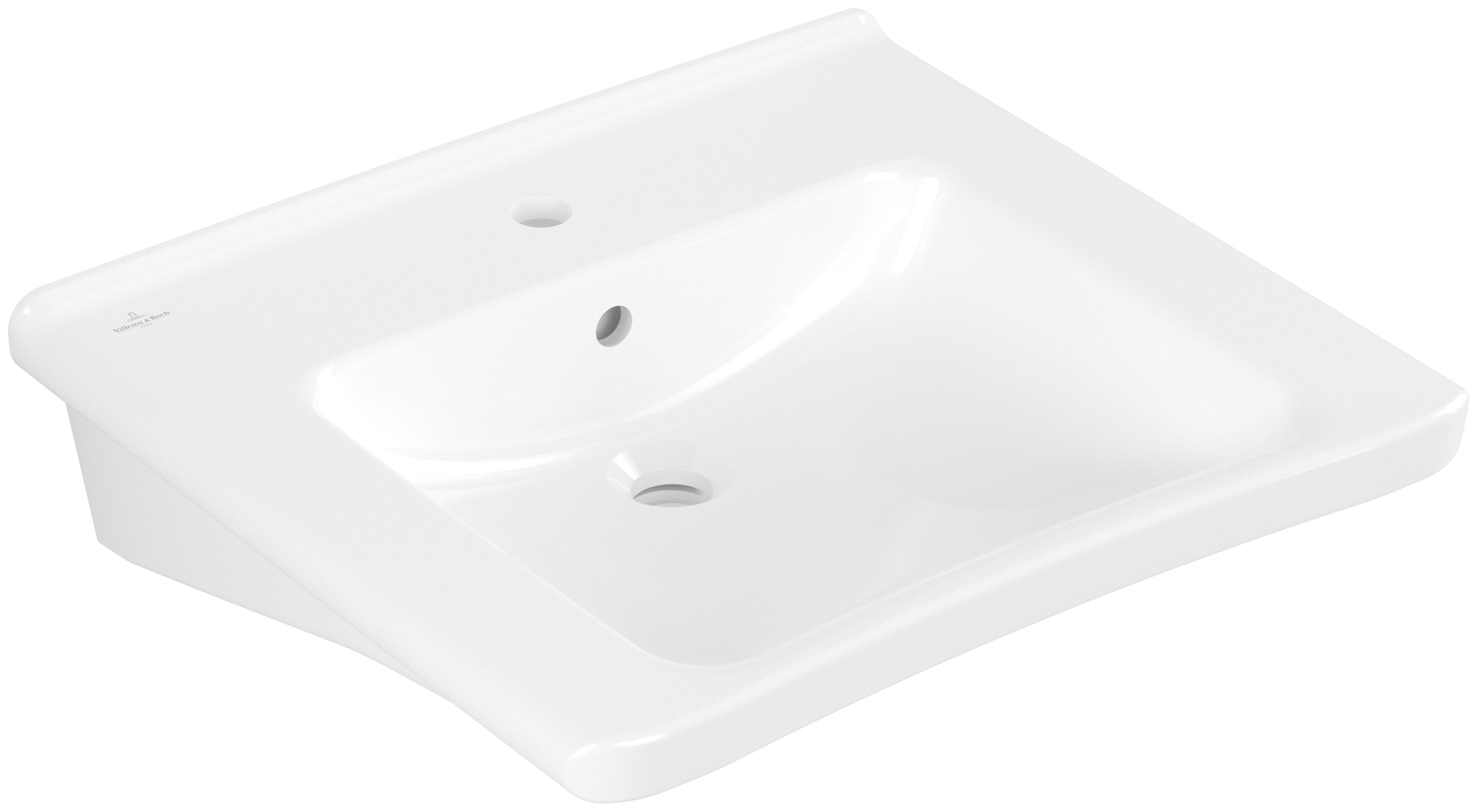 Darmowa Dostawa - Umywalka 60x55 cm prostokątna ścienna biała Villeroy & Boch ViCare 4A8060T2