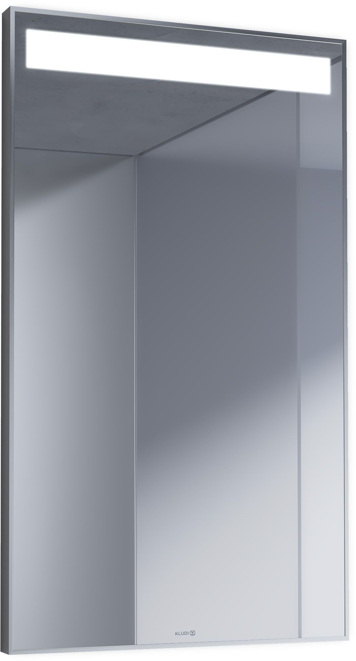 Darmowa Dostawa - Lustro 40x68 cm prostokątne z oświetleniem Kludi Luma 17SP0400