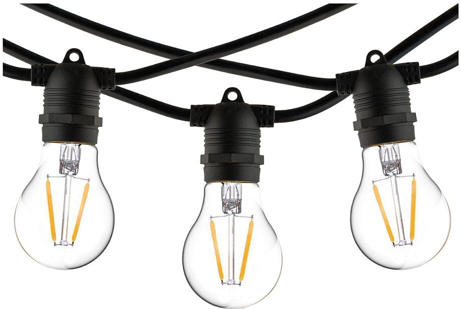 Darmowa Dostawa - Girlanda zewnętrzna x15 W czarna Nowodvorski Lighting Festoon 7872