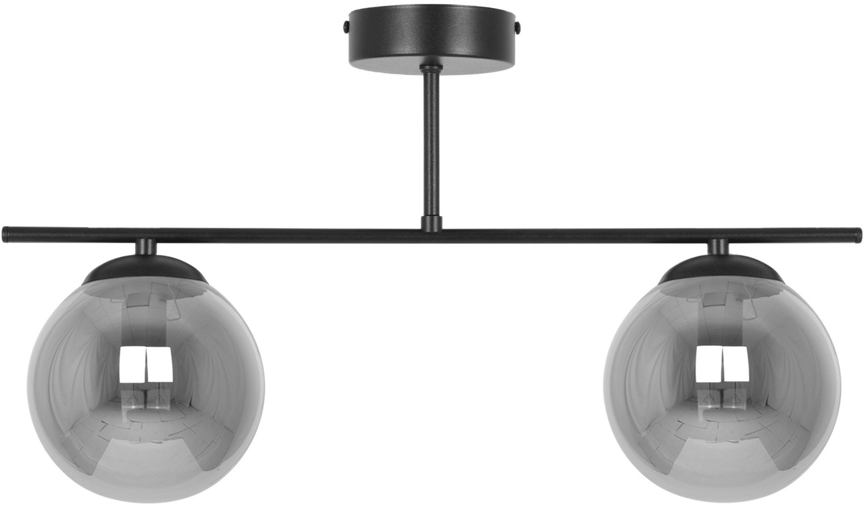 Darmowa Dostawa - Lampa podsufitowa 2x10 W czarna-grafitowa Kaja Gamma K5168