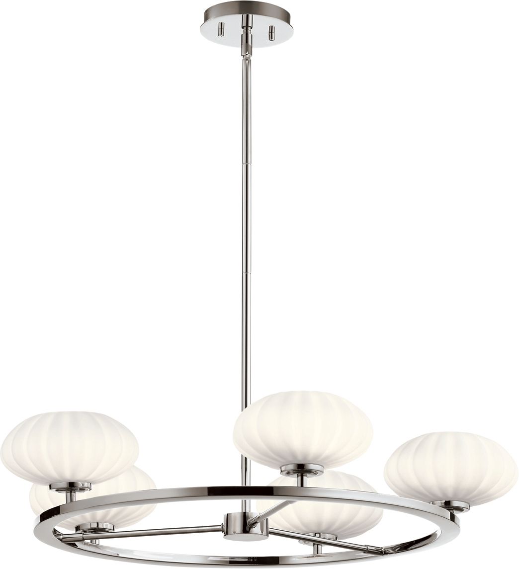 Darmowa Dostawa - Lampa wisząca 5x W chrom Quintiesse Pim QNPIM5PC