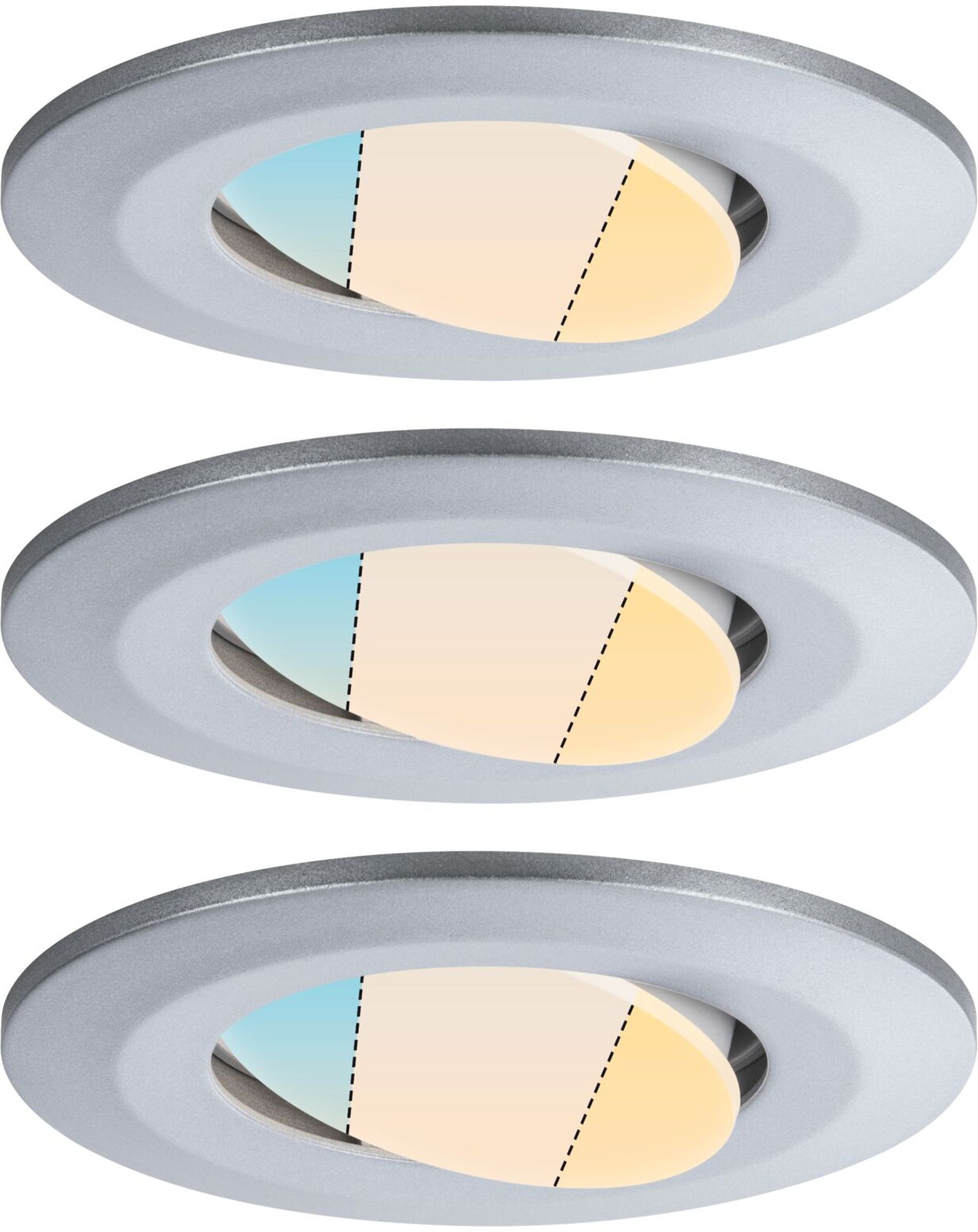 Darmowa Dostawa - Lampa do zabudowy 3x5 W chrom Paulmann Calla 93095