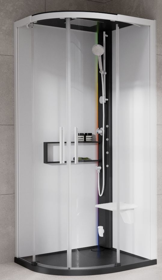 Darmowa Dostawa - Kabina z hydromasażem Novellini Glax G22R99M51HU