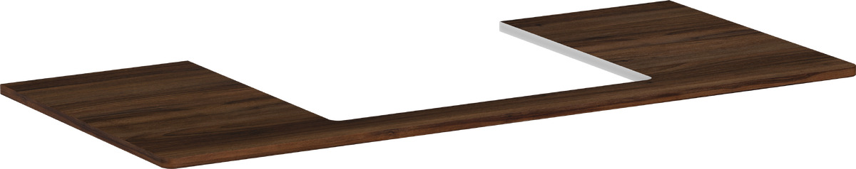 Darmowa Dostawa - Blat naszafkowy 118x55 cm orzech Hansgrohe Xelu Q 54111630