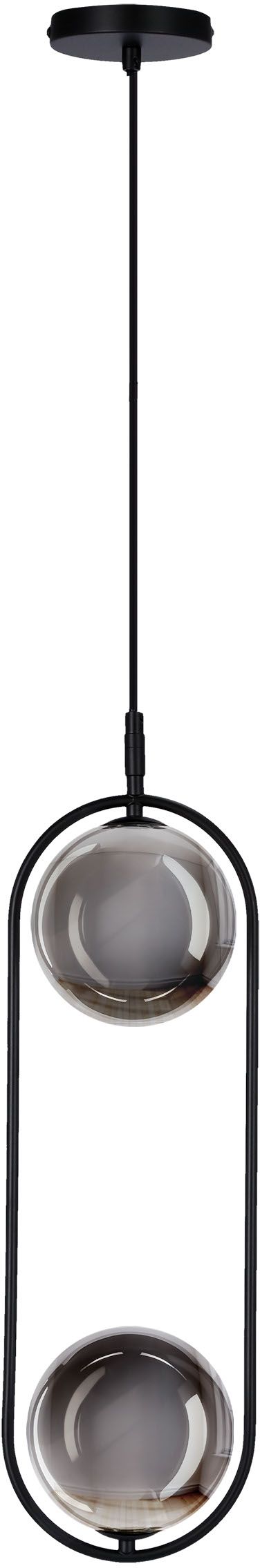 Darmowa Dostawa - Lampa wisząca 2x28 W grafitowa Candellux Cordel 3244051