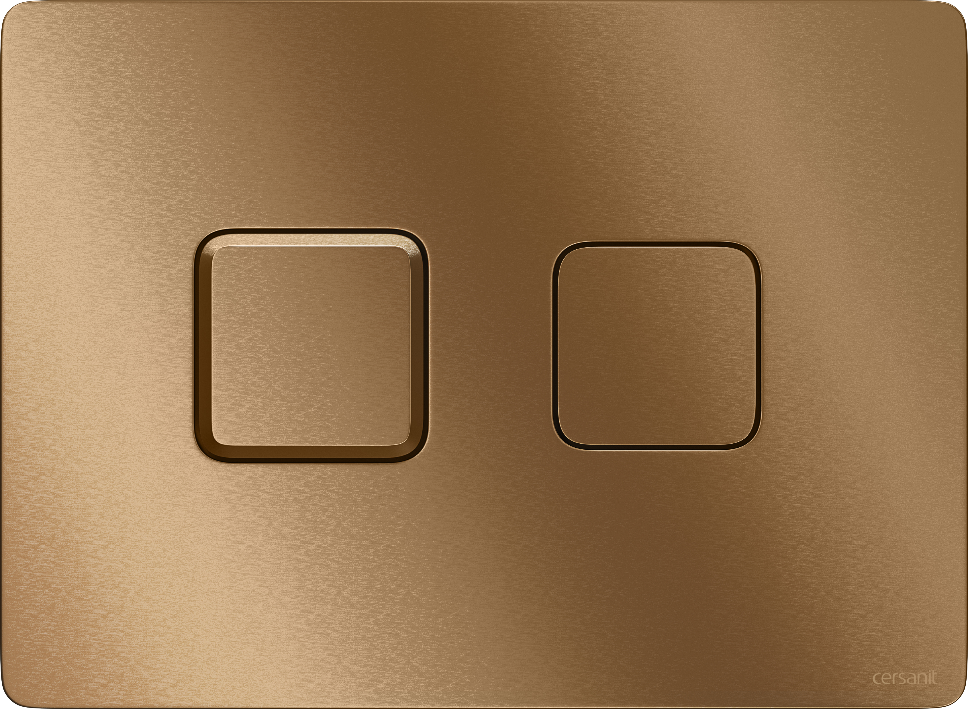 Darmowa Dostawa - Przycisk spłukujący do wc miedź Cersanit Accento Square K3042005