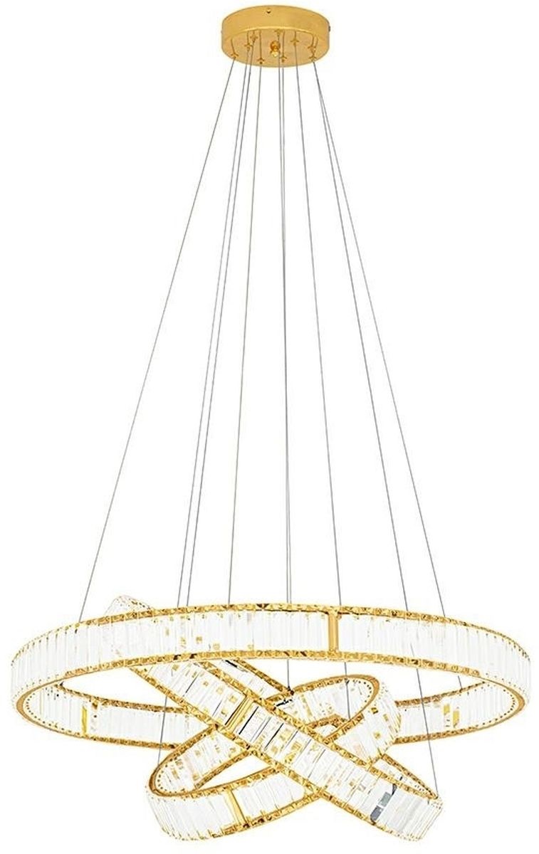 Darmowa Dostawa - Lampa wisząca 1x62.6 W złota-kryształ Moosee Liberty MSE010100176