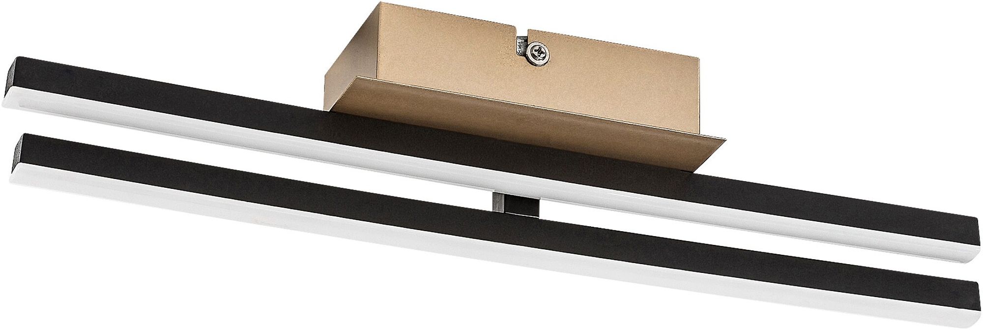 Darmowa Dostawa - Lampa podsufitowa 2x16 W biała-czarna-złota Rabalux Demir 71396