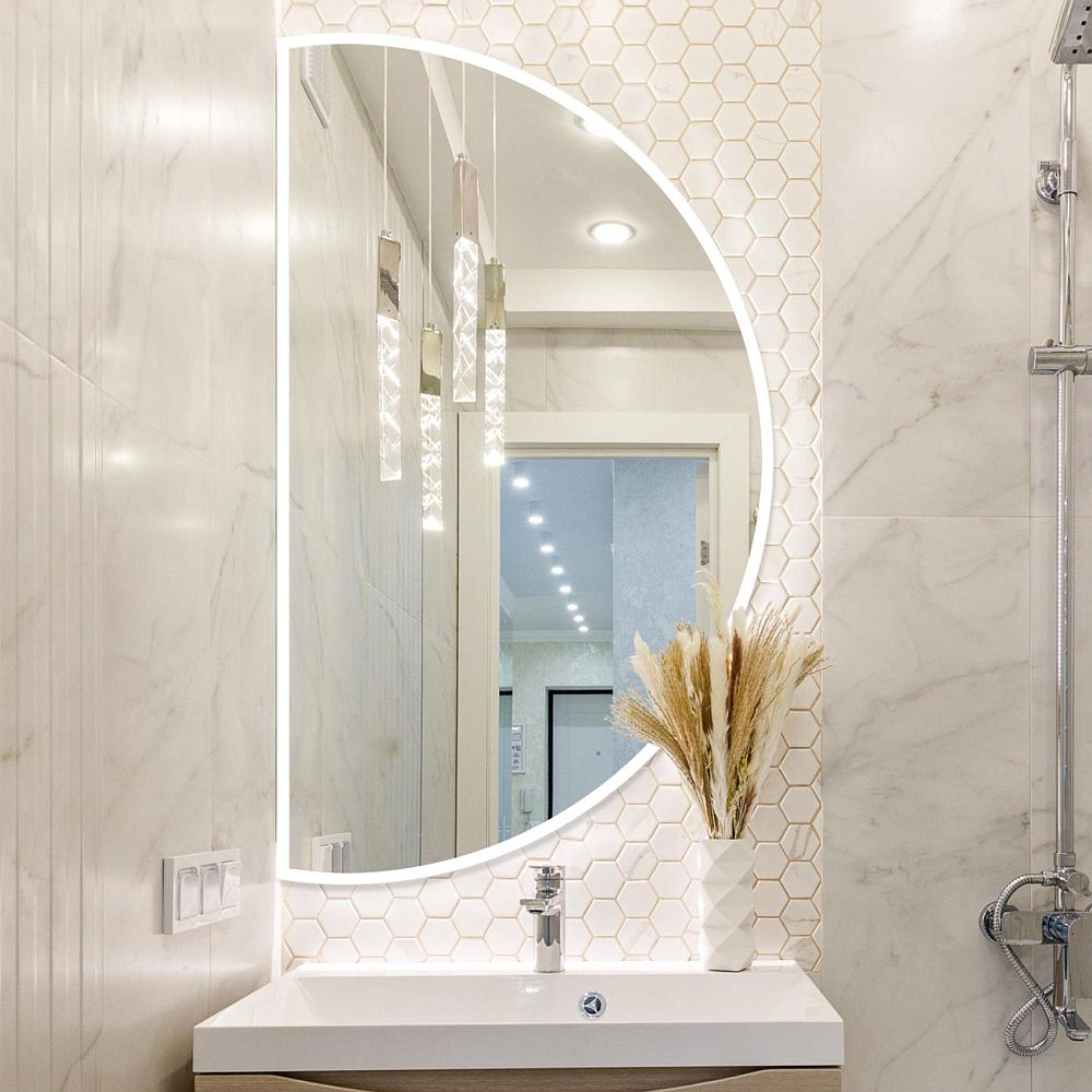 Darmowa Dostawa - Lustro 50x80 cm biały Guarda Musa FORMUSBIALY50X80