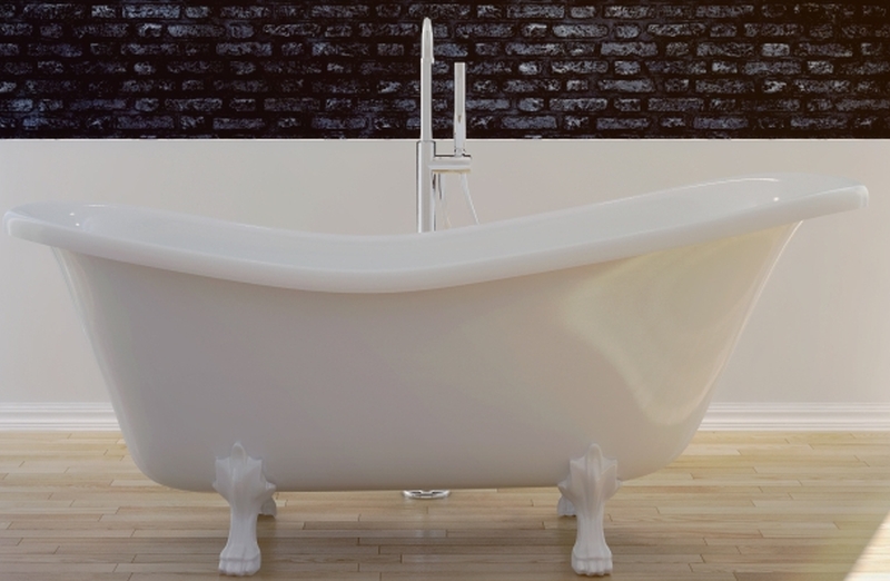 Darmowa Dostawa - Wanna wolnostojąca 170x77 cm owalna biała Besco Otylia #WKO170BIC