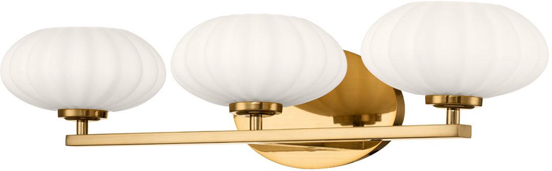 Darmowa Dostawa - Kinkiet 3x3 W złoty Quintiesse Pim QNPIM3FXG