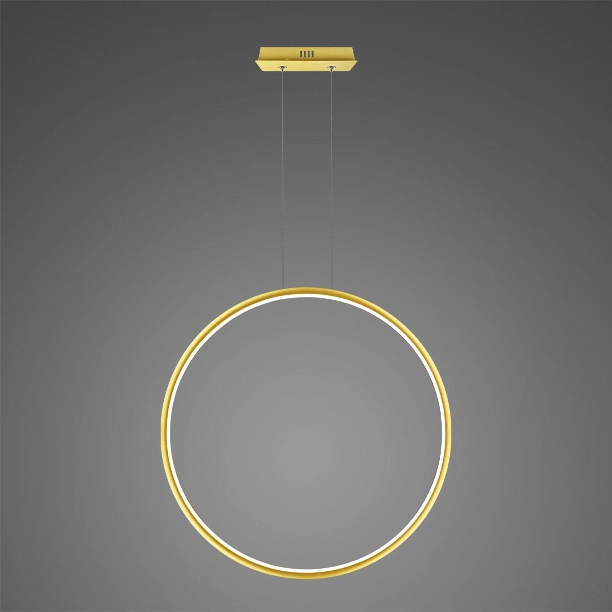 Darmowa Dostawa - Lampa wisząca 1x38 W złota Altavola Design Ledowe Okręgi LA073X100in3kgold