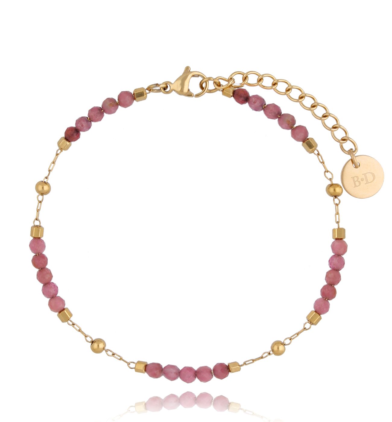 Bransoletka z różowymi turmalinami Combo BSC1197