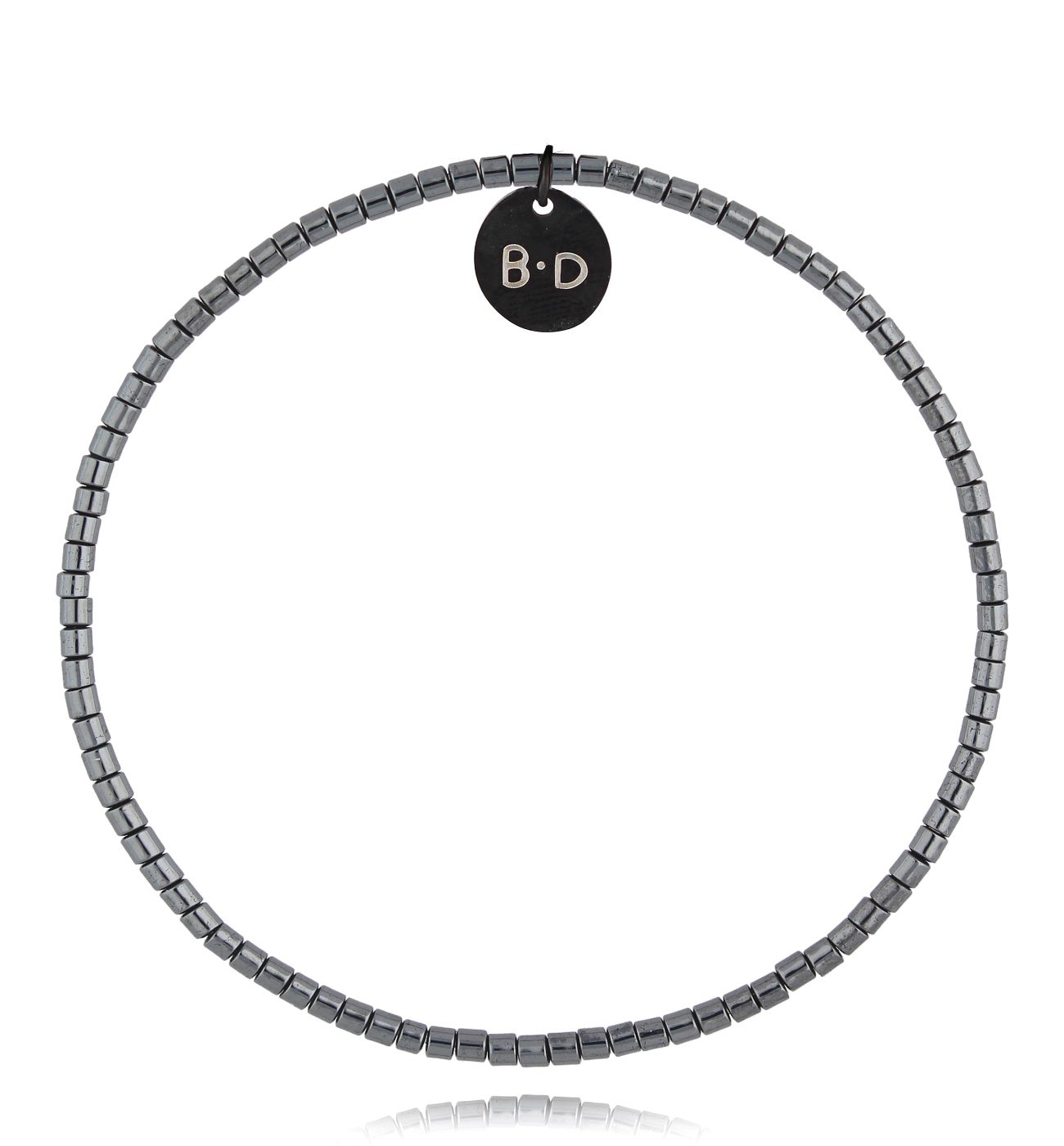 Bransoletka ze stalowymi hematytami Maud BTW2587