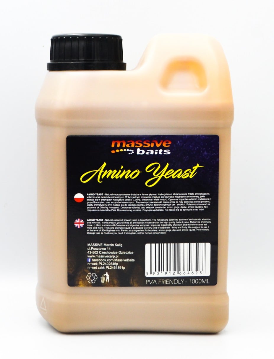 Massive Baits Liquid's Amino Yeast 1L
