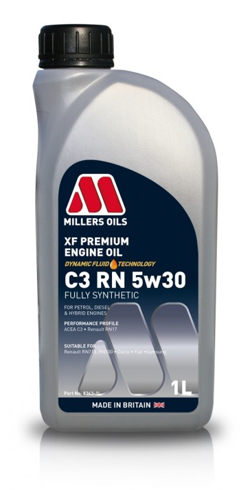MILLERS OILS XF PREMIUM C3 RN 5W30 1L - Petrostar