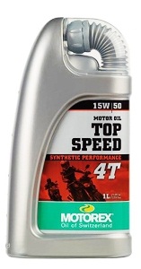 MOTOREX TOP SPEED 15W50 4T 1L - Petrostar