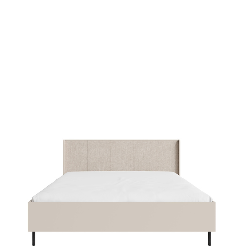 Łóżko 160x200 cm ze stelażem i pojemnikiem do sypialni GAVIA