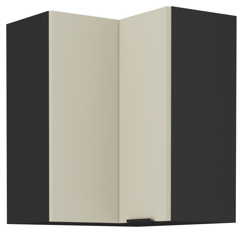 Narożna szafka wisząca 60x60 cm ANES kaszmir