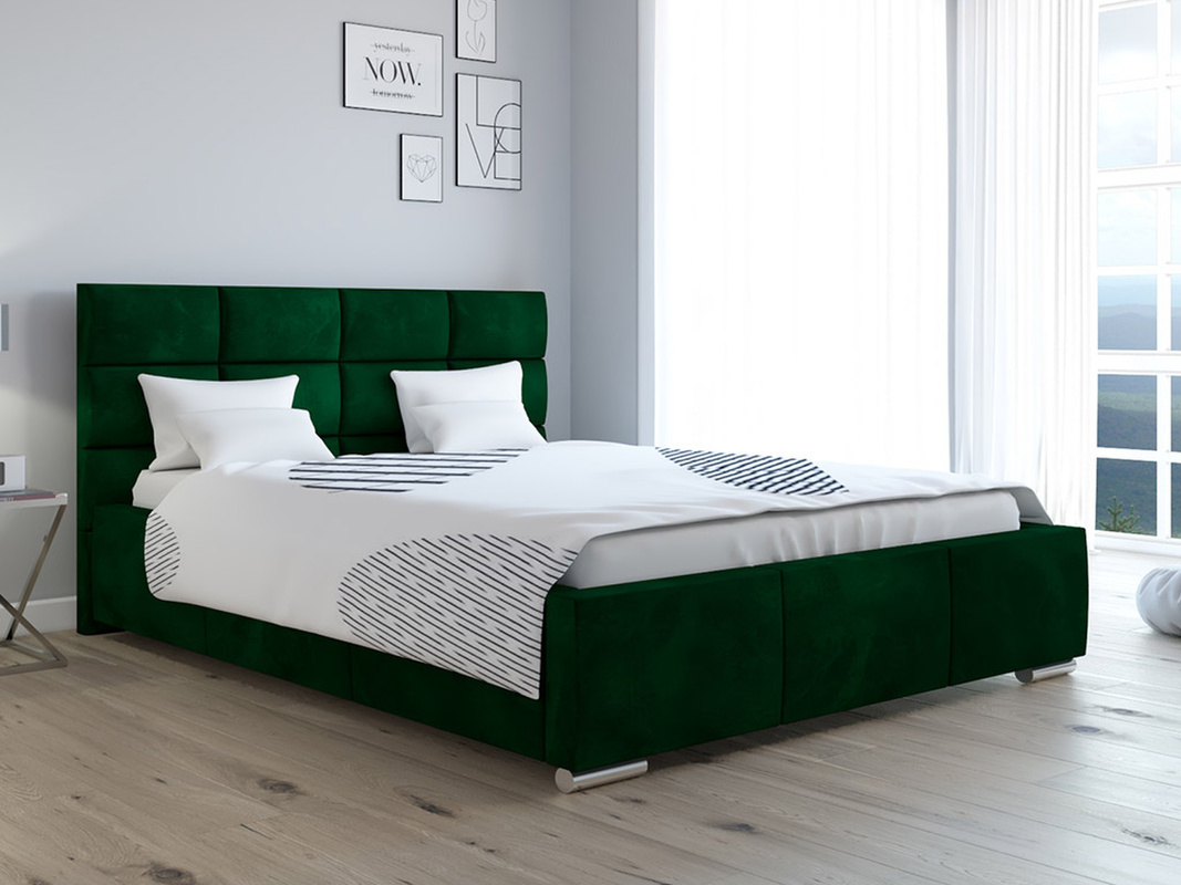 Duże łóżko dwuosobowe 180x200 cm PLADA