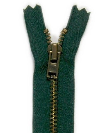 zamek metalowy mosiądz kol. 890 / zieleń butelkowa