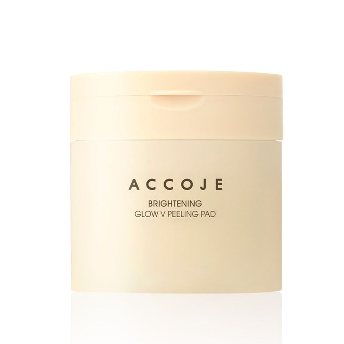 ACCOJE Brightening Glow V Peeling Pad płatki tonizujące, 150 ml (70 szt)