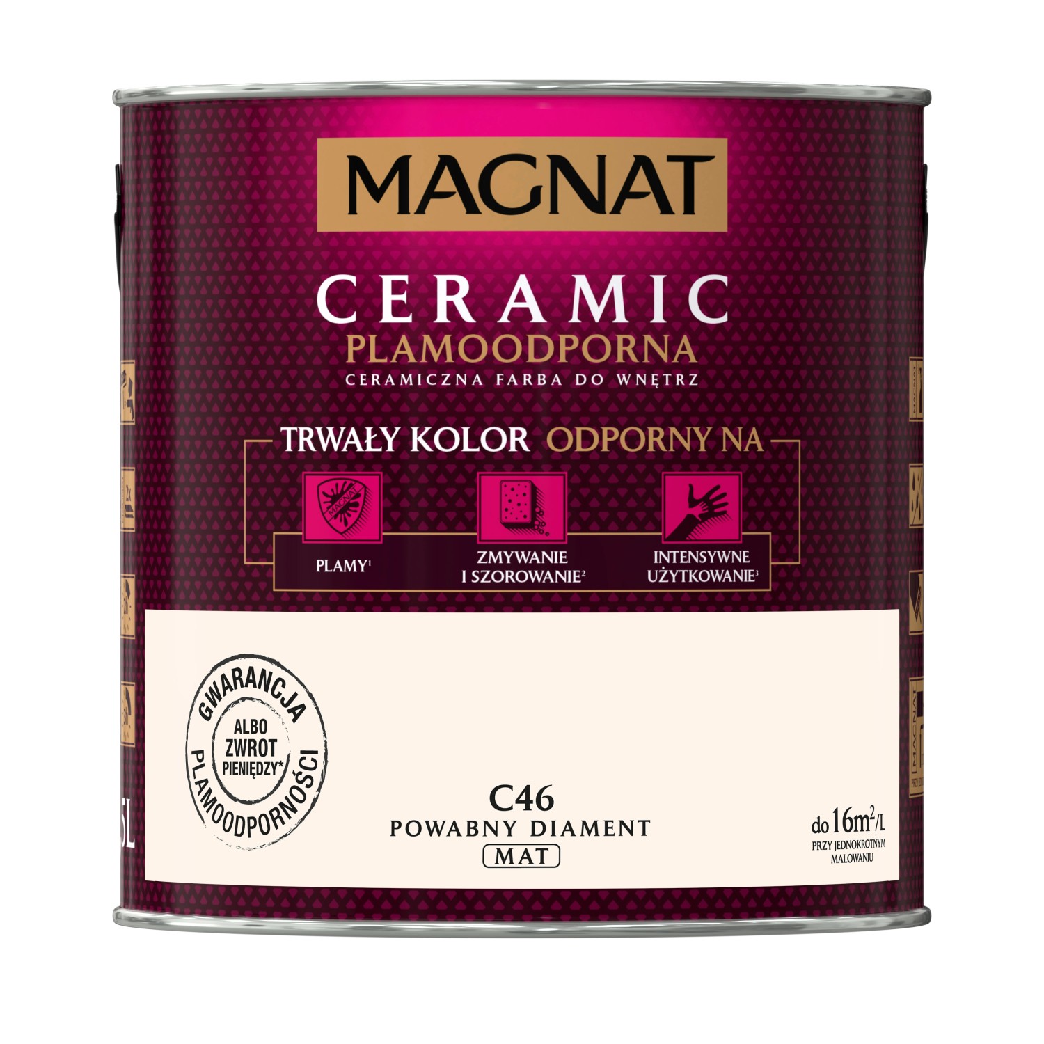 Farba Magnat Ceramic powabny diament 2,5 l