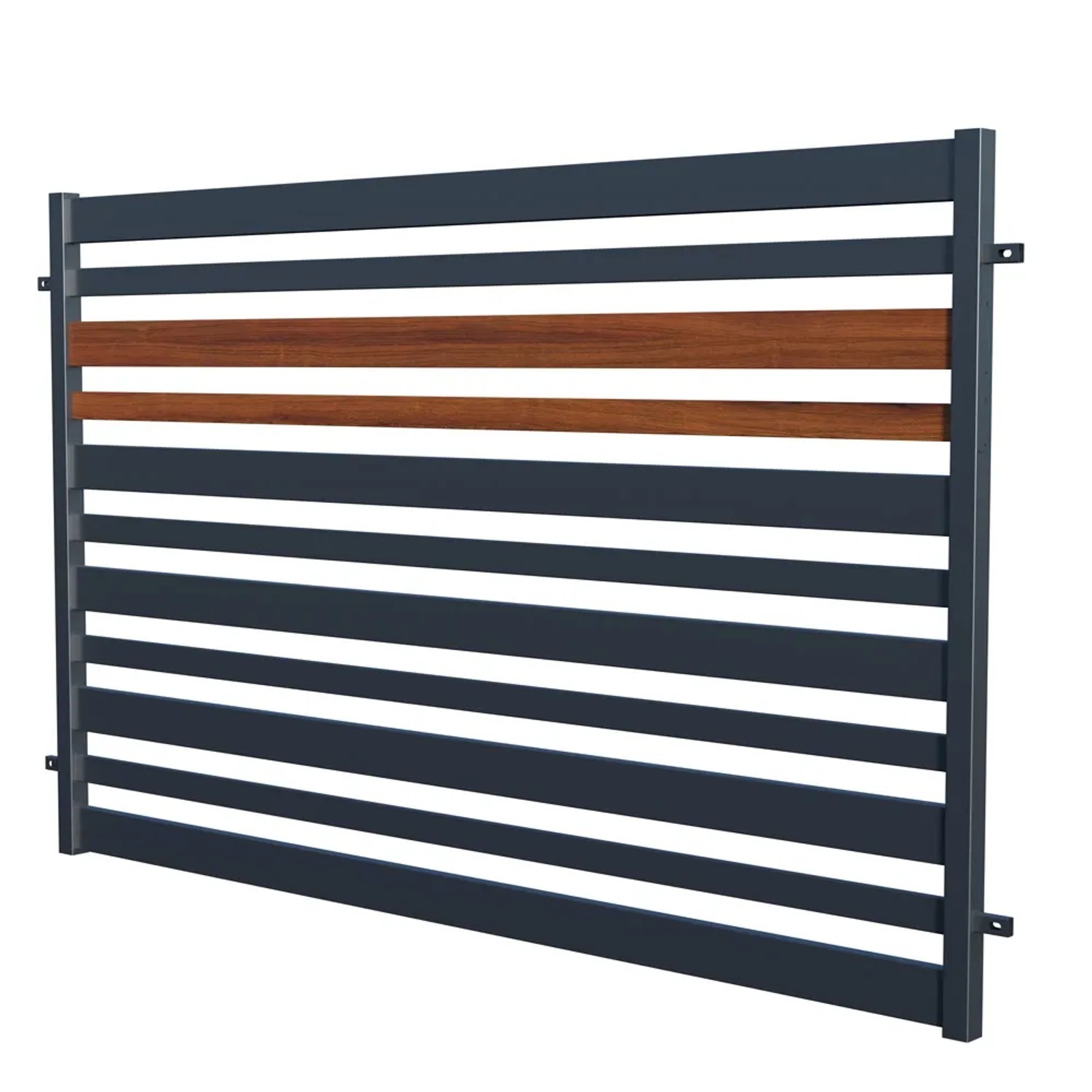 Polargos Przęsło Ora antracyt/drewno - 200 x 120 cm